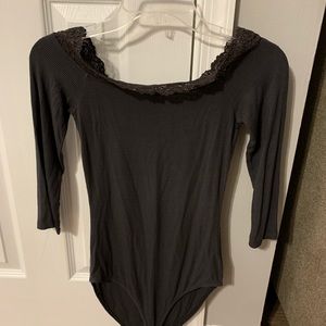AE Lace Trim Bodysuit